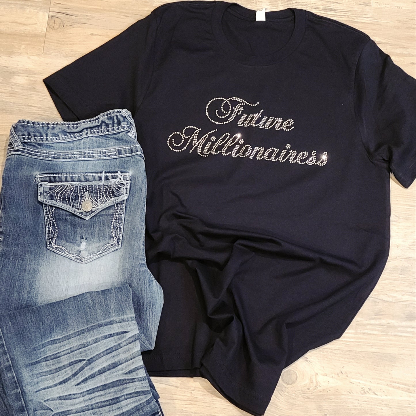 Future Millionaires Rhinestone Shirt